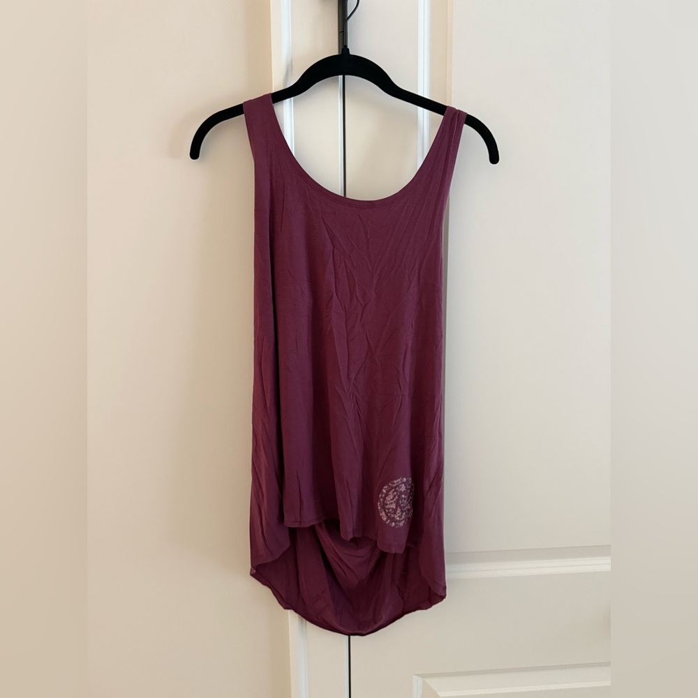 Pure Barre Long Open Back Tank Top